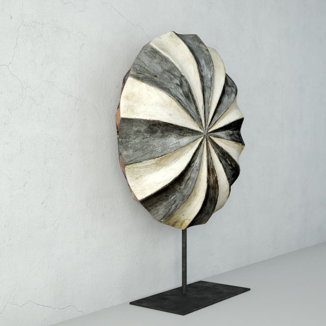 Zulu Shield 3D model_5