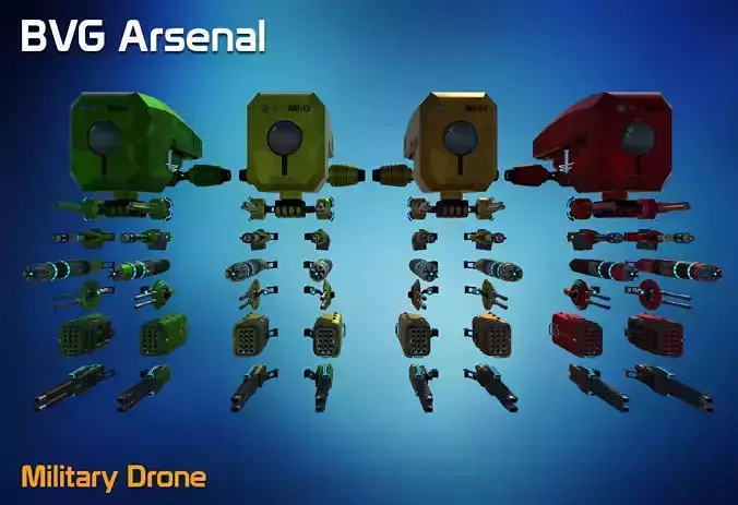 Military Drone - HQ