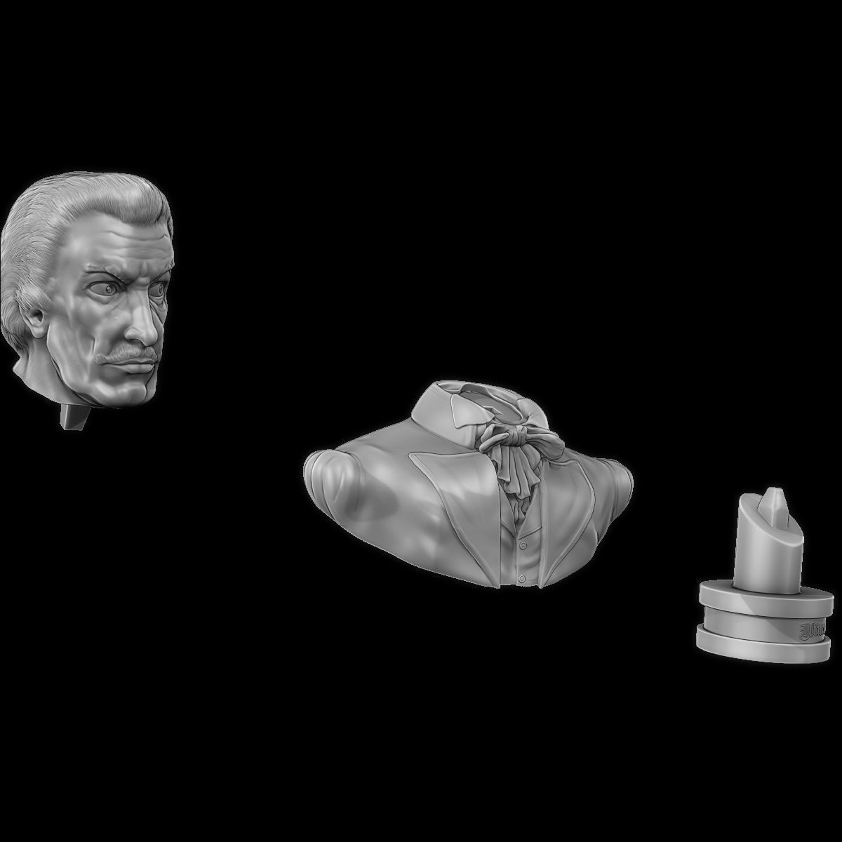 Bust Vincent Price 3D print model_1
