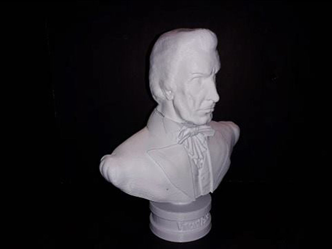 Bust Vincent Price 3D print model_8
