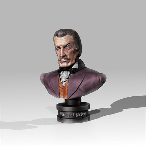 Bust Vincent Price 3D print model