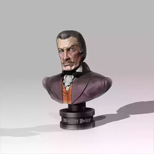 Bust Vincent Price 3D print model