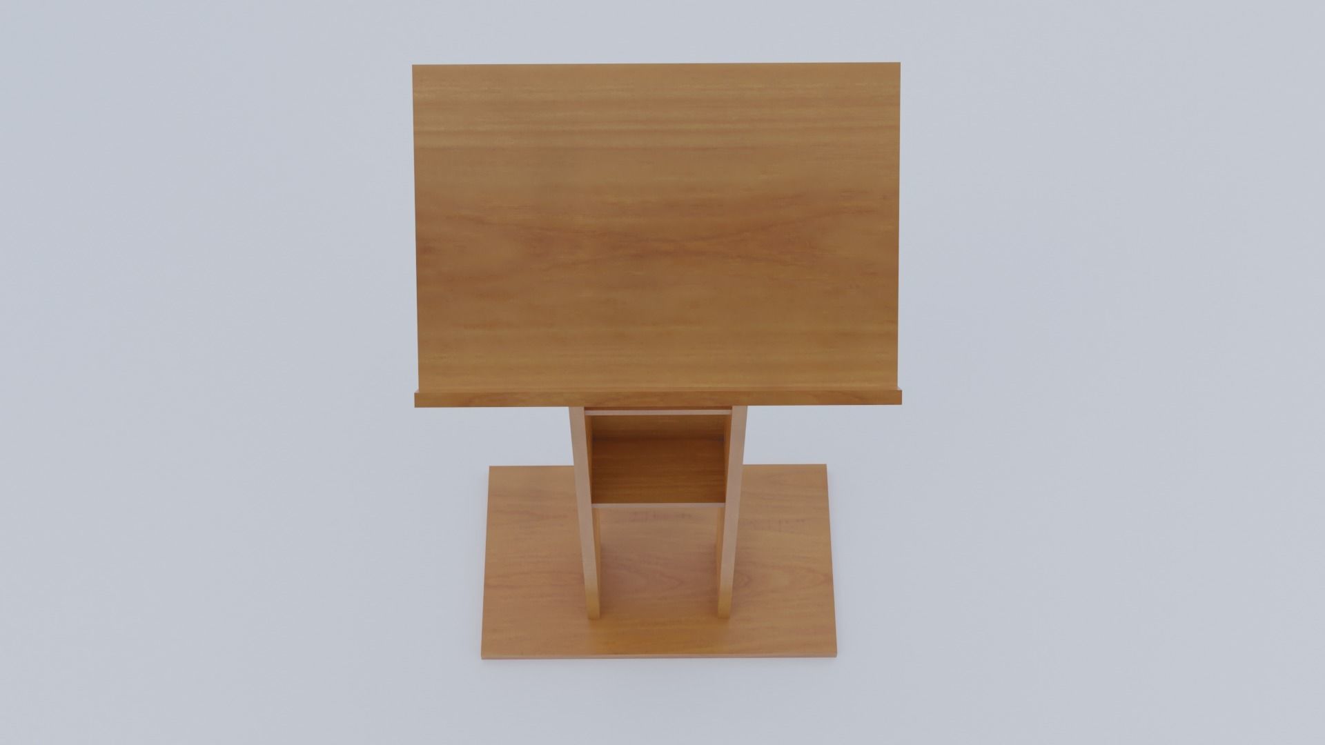 Lectern - Pulpit Low-poly 3D model_26