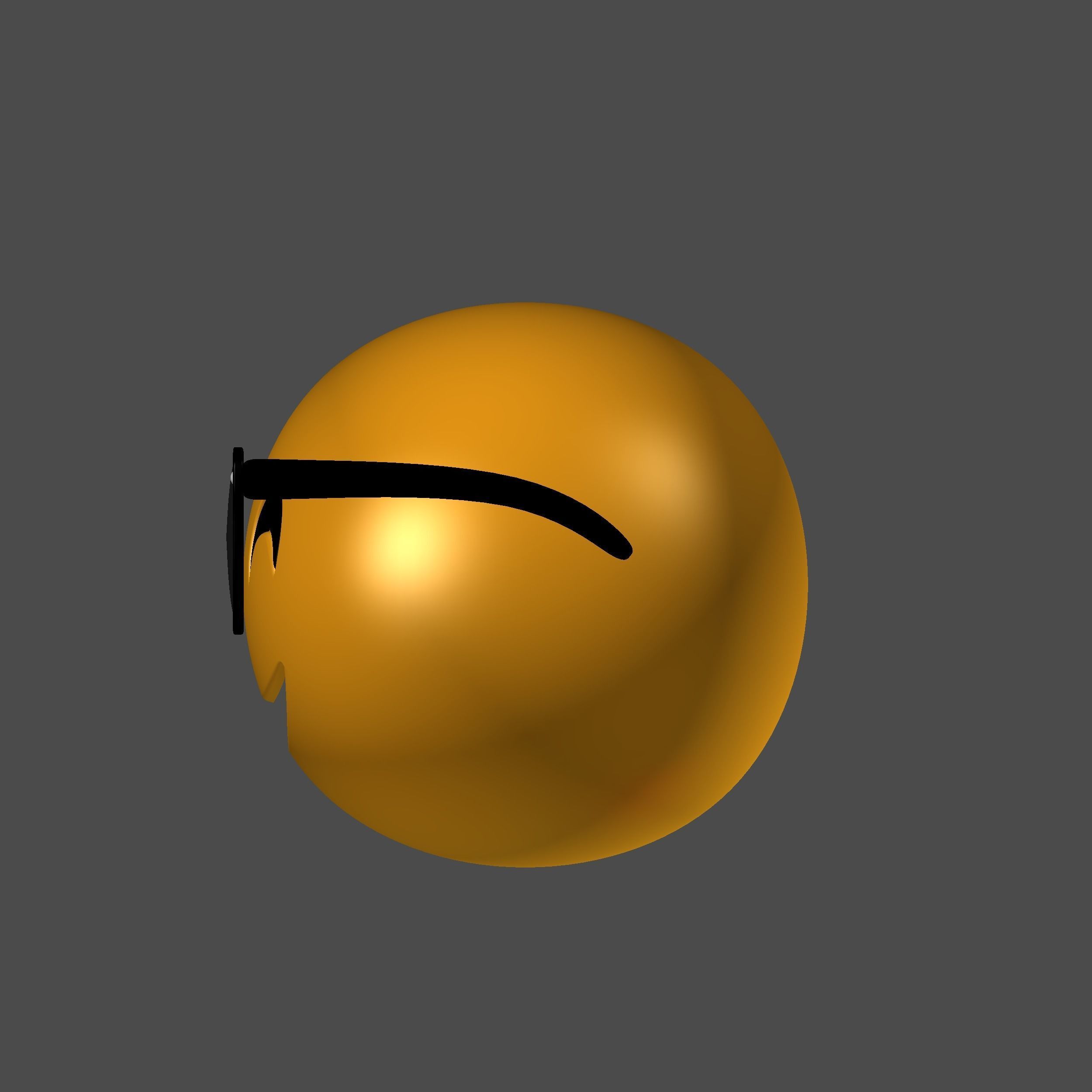 Emoji Sunglasses 3D model_18