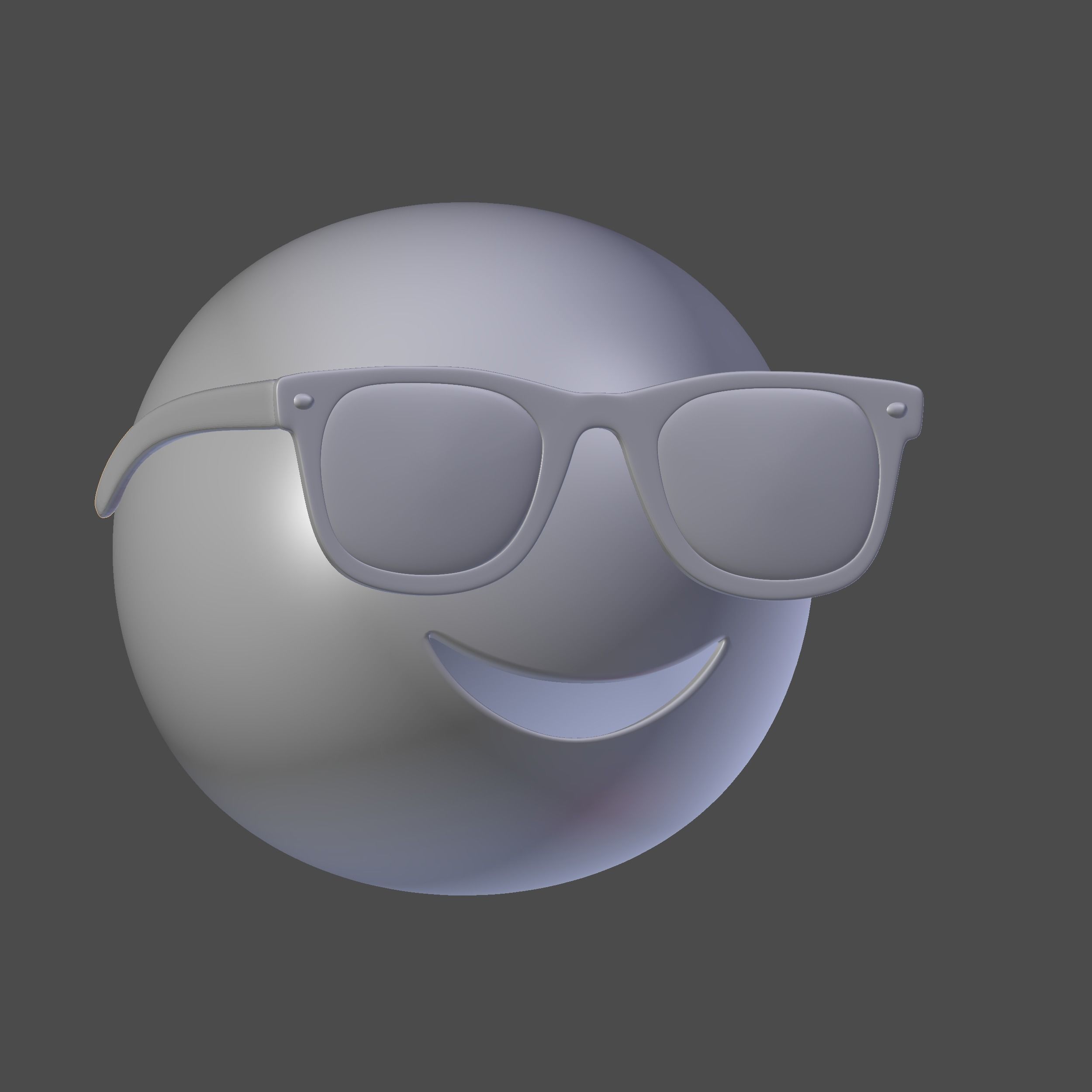 Emoji Sunglasses 3D model_11