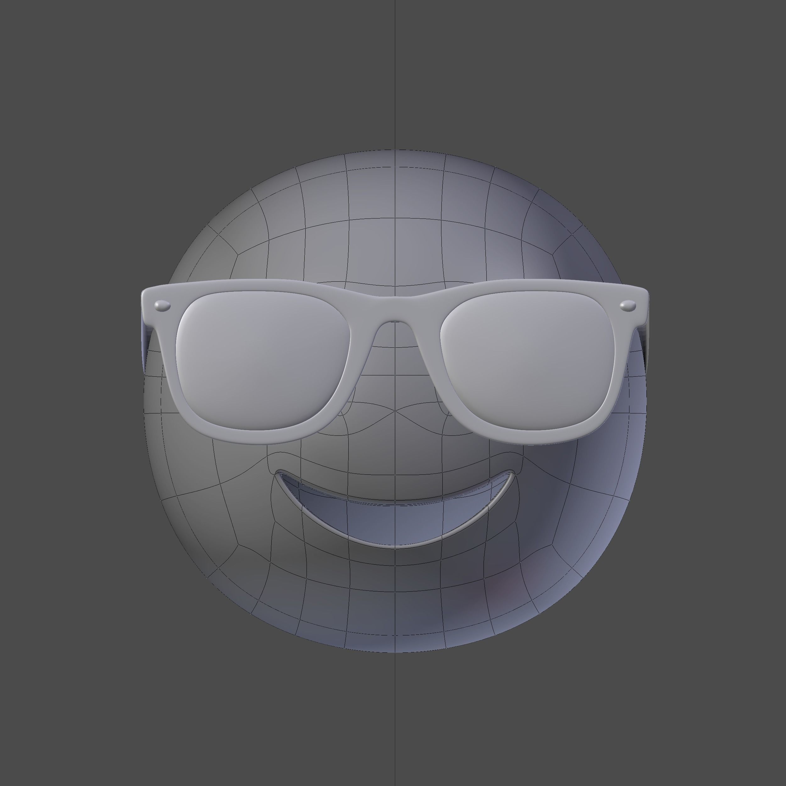 Emoji Sunglasses 3D model_6