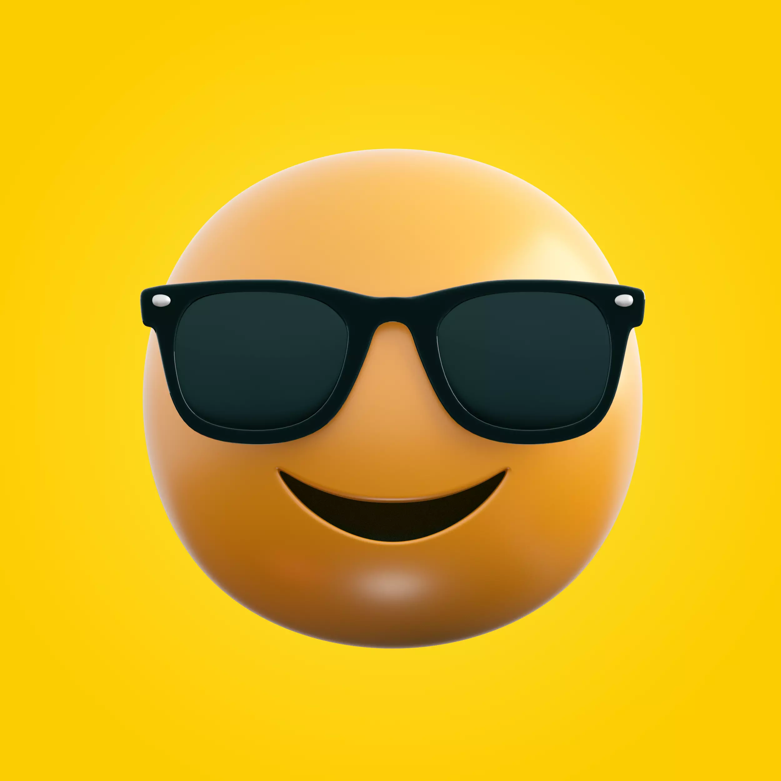 Emoji Sunglasses 3D model_0