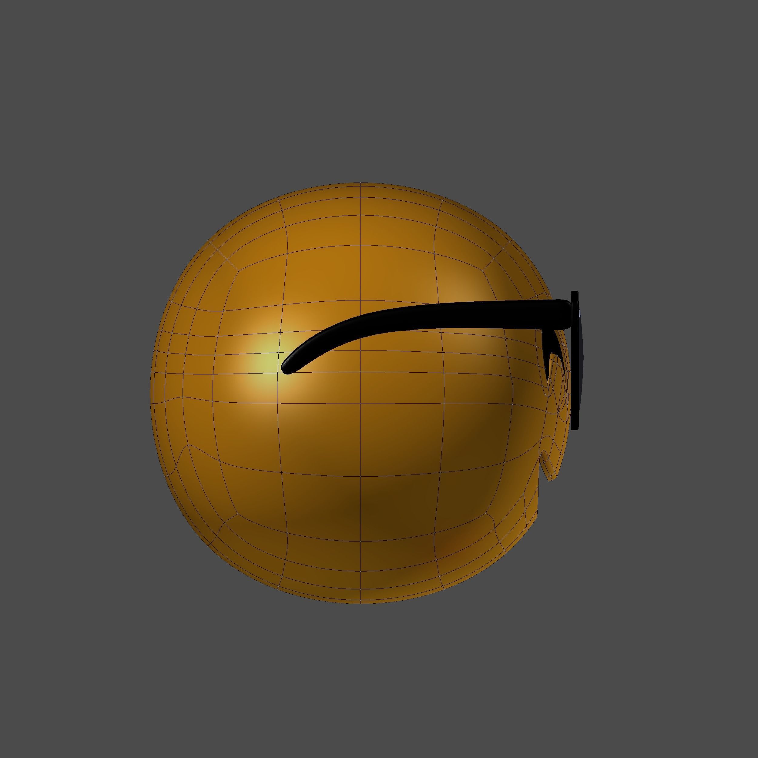 Emoji Sunglasses 3D model_2