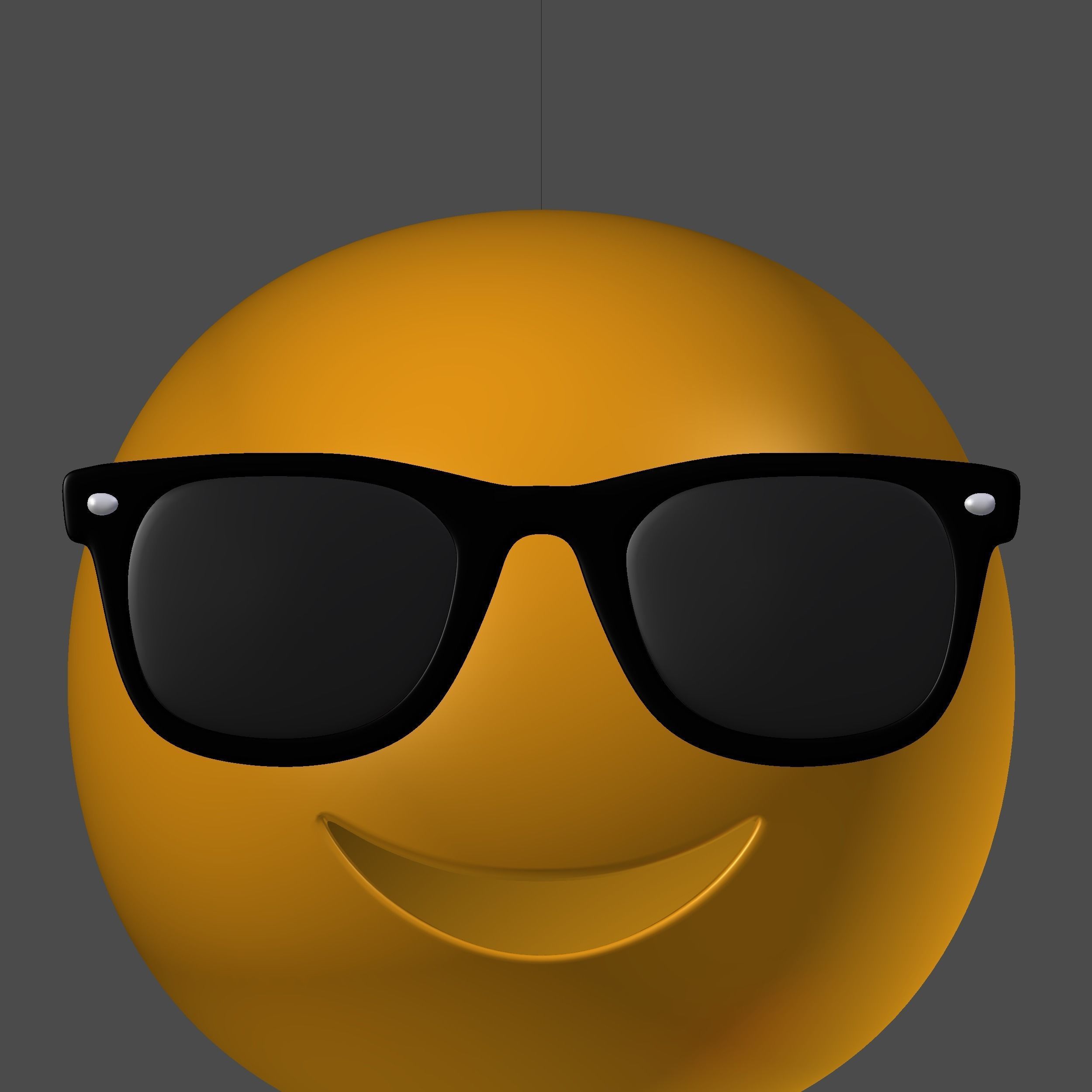 Emoji Sunglasses 3D model_19