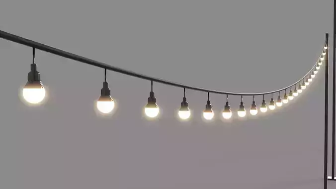 Lights Strings 3D model