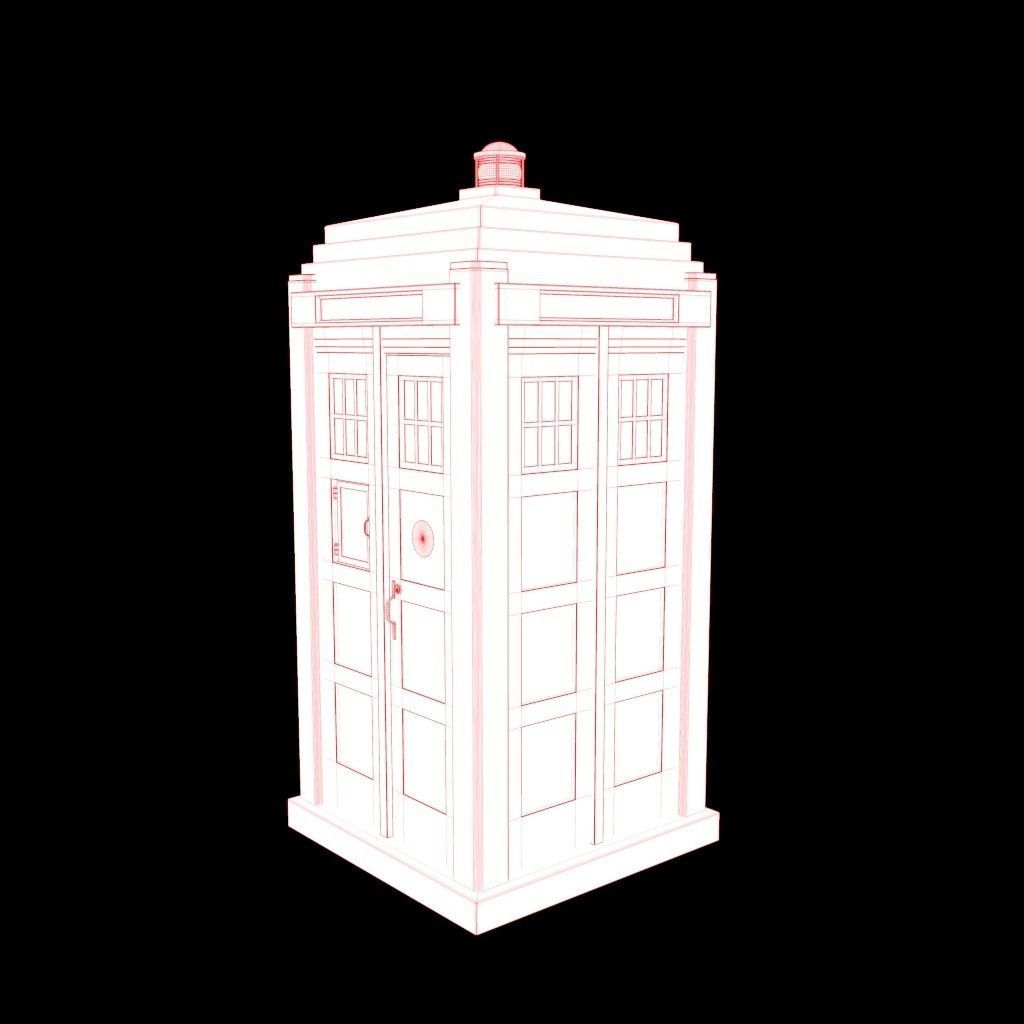 Mark 2 Metropolitan Police Box 3D model_22