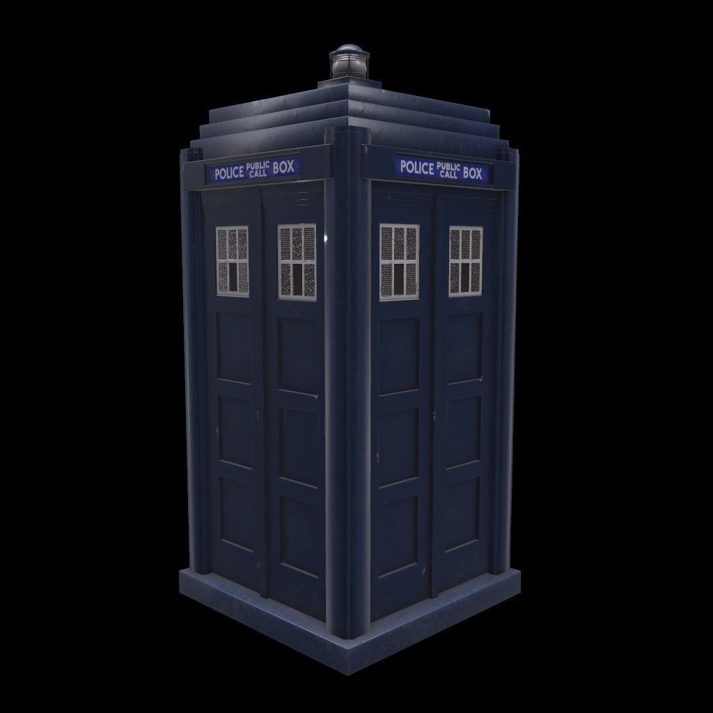 Mark 2 Metropolitan Police Box 3D model_3