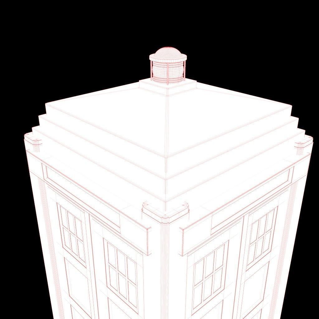 Mark 2 Metropolitan Police Box 3D model_25