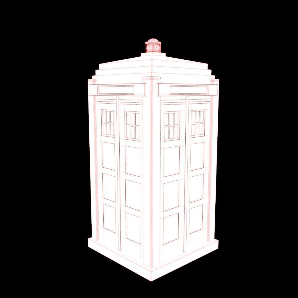 Mark 2 Metropolitan Police Box 3D model_23
