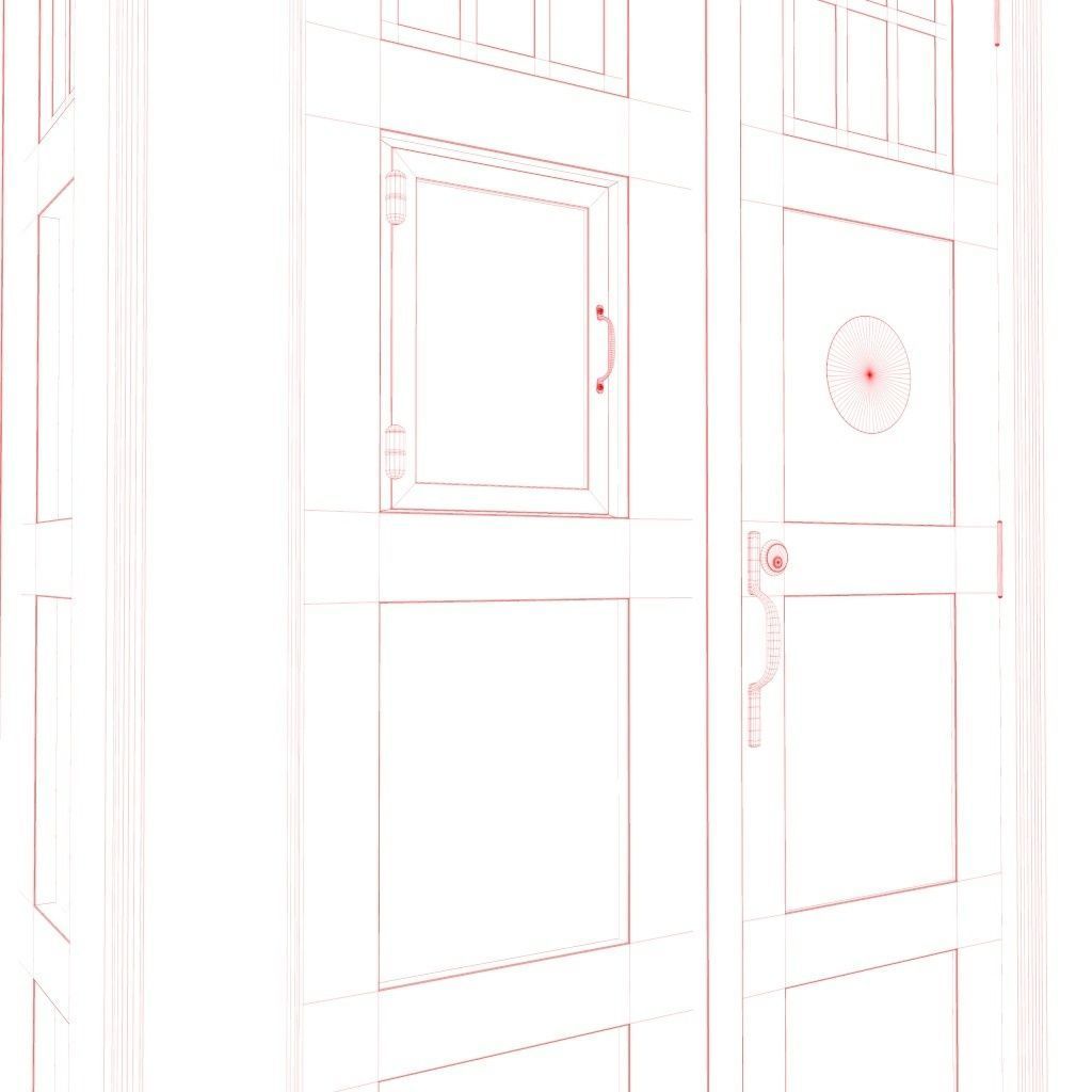 Mark 2 Metropolitan Police Box 3D model_26