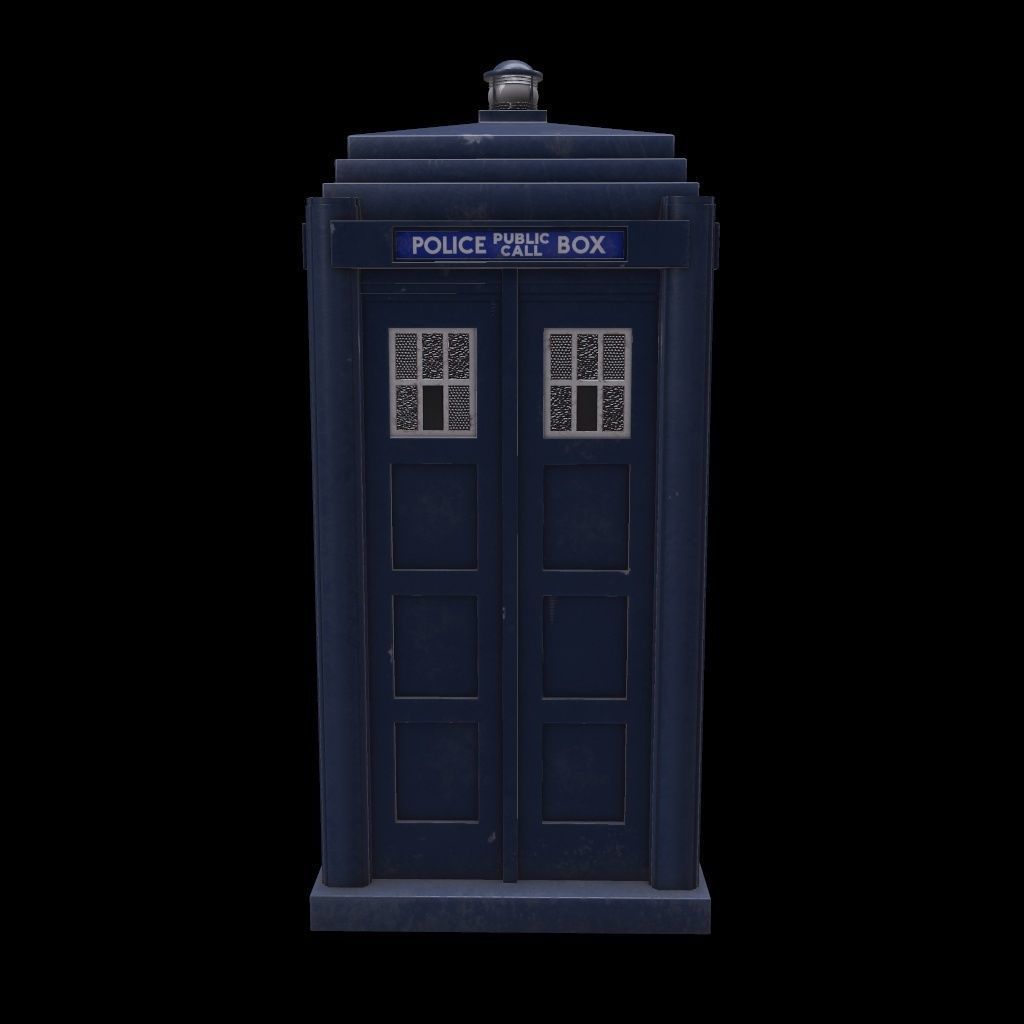 Mark 2 Metropolitan Police Box 3D model_2
