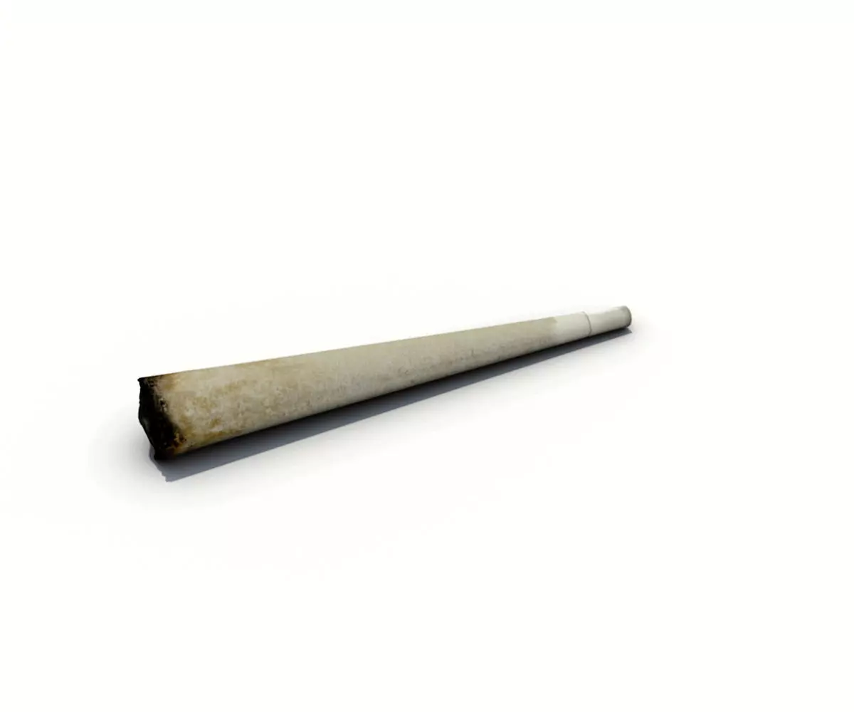 Smoked Joint Low-poly 3D model