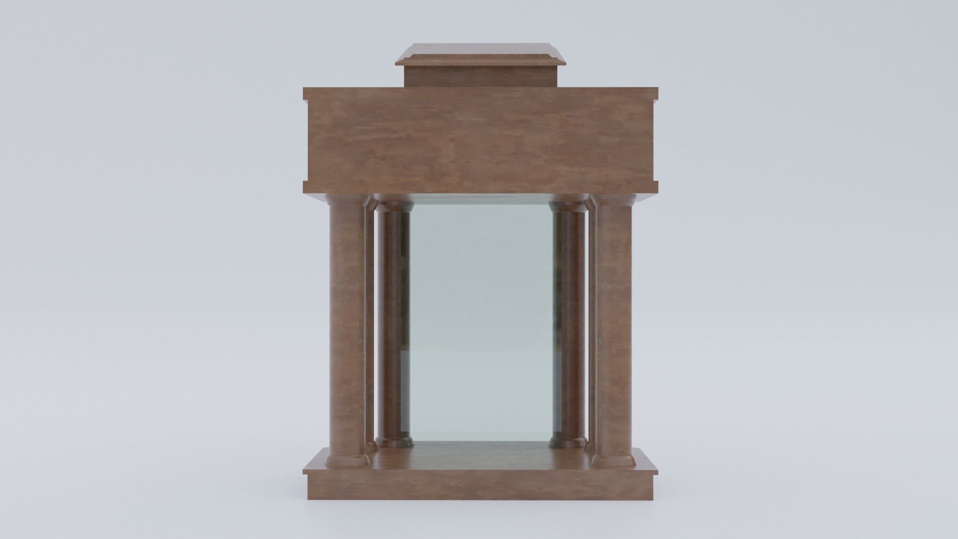 Church Pulpit Low-poly 3D model_7