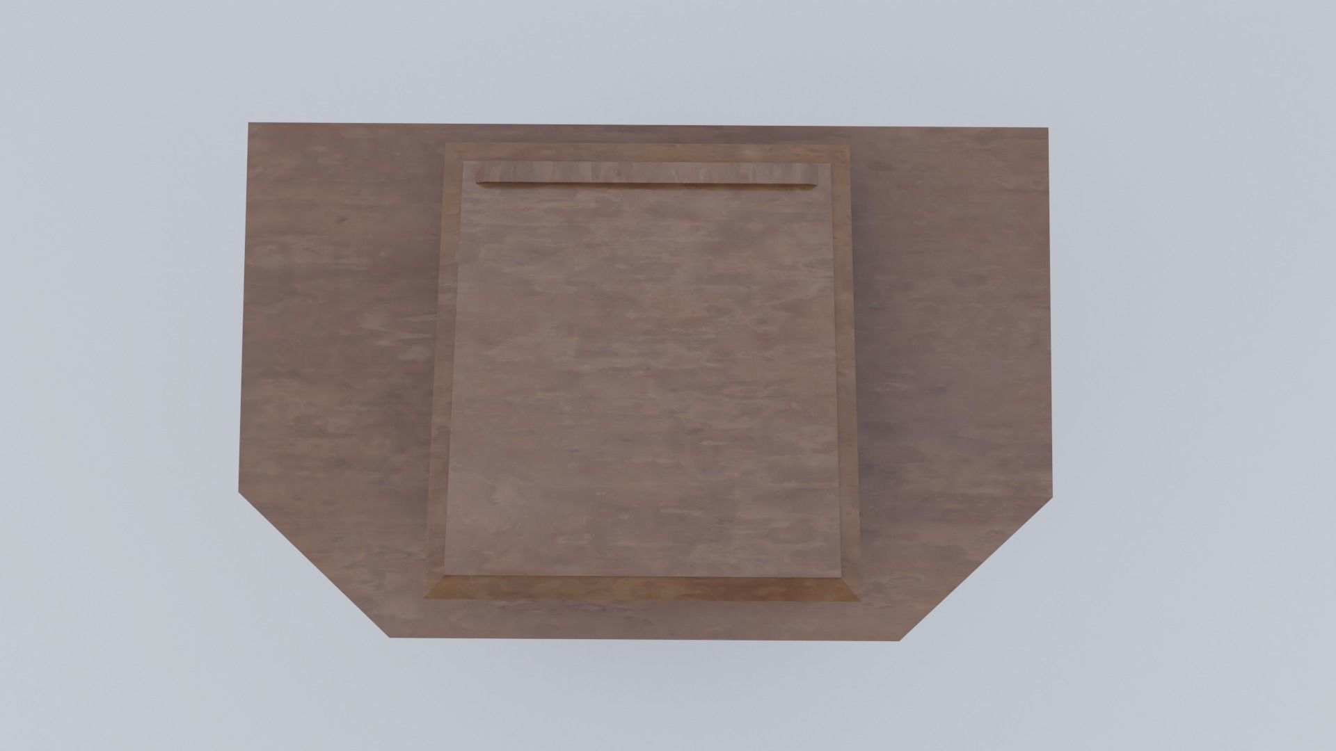 Church Pulpit Low-poly 3D model_34