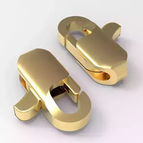 jewelry lock Carbine fastener 1