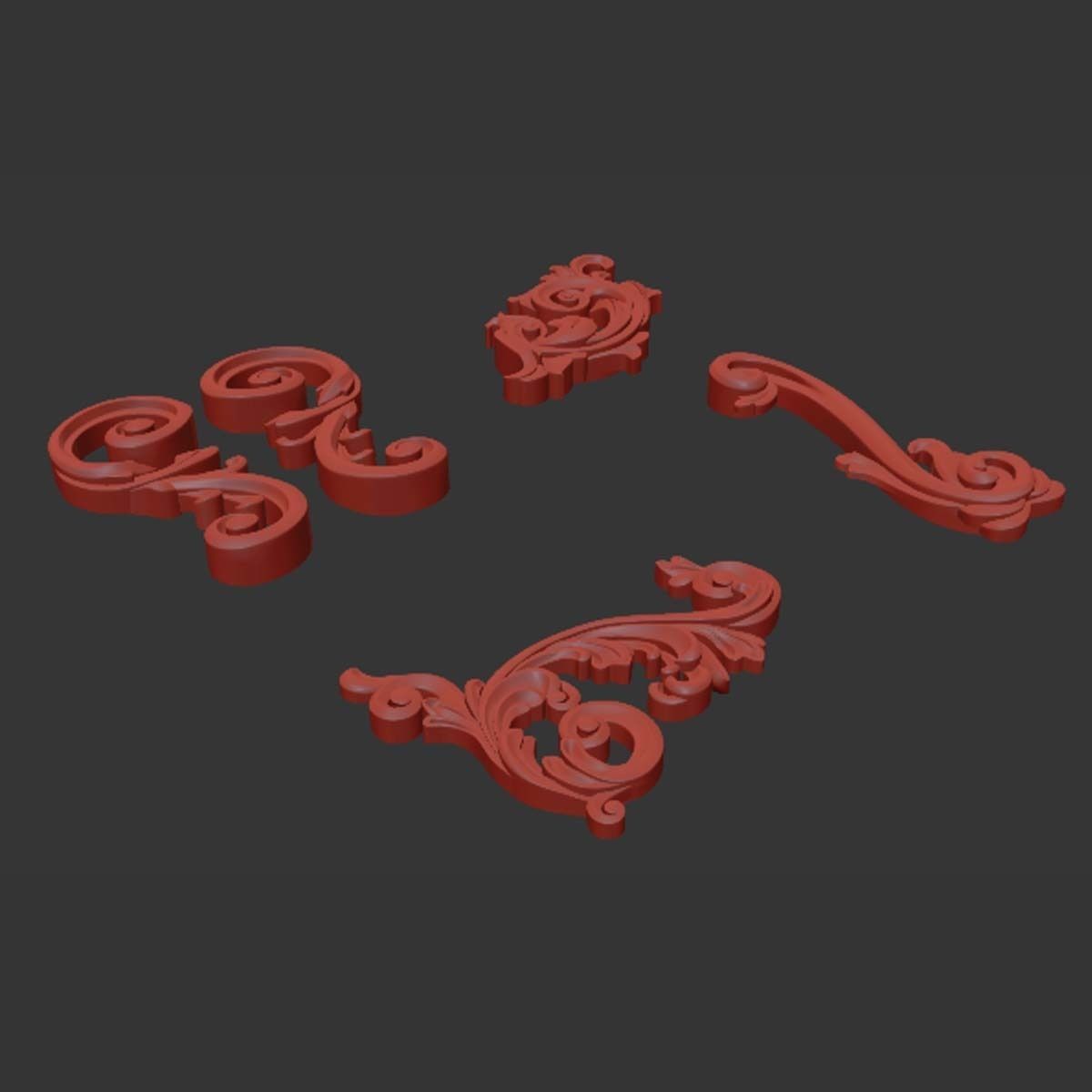 Trim Ornament 37 3D model_3