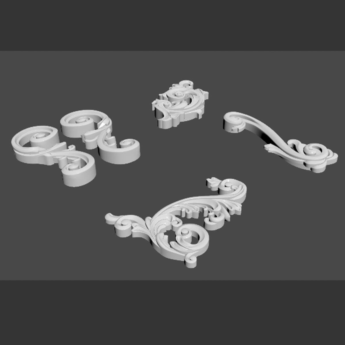 Trim Ornament 37 3D model_2