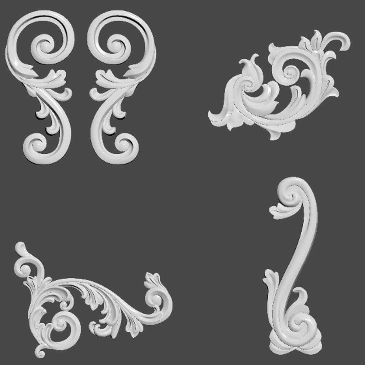 Trim Ornament 37 3D model_4