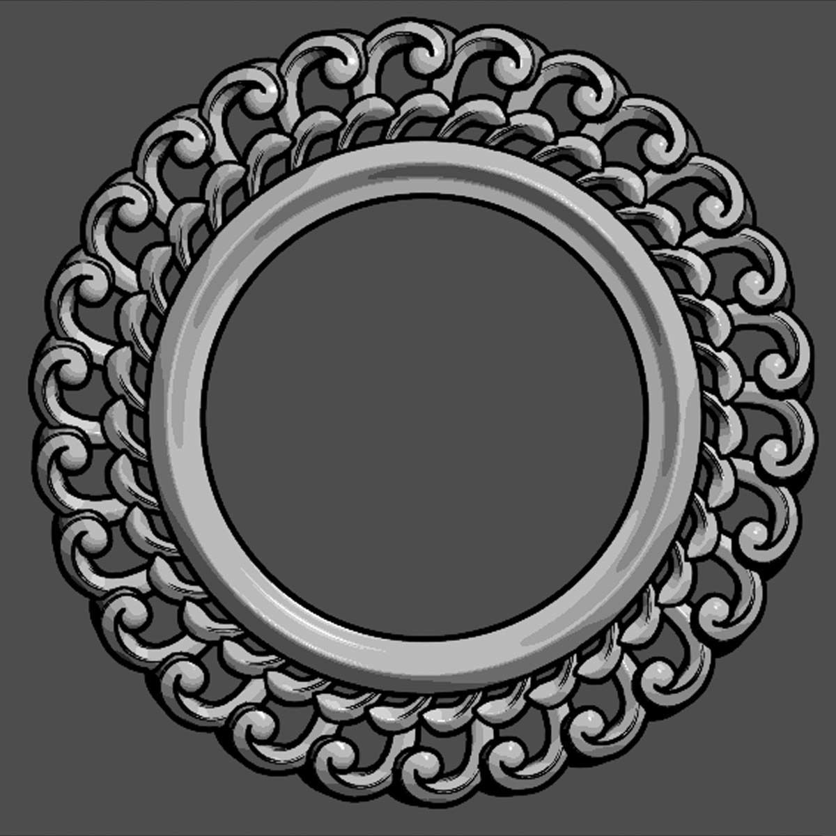 Trim Ornament 38 3D model_12