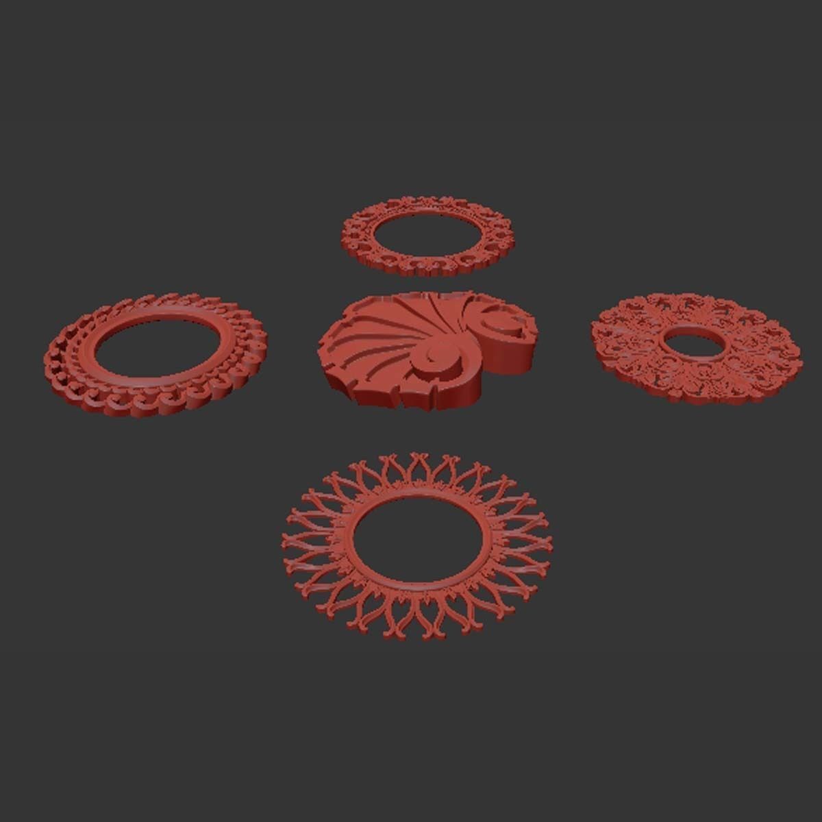Trim Ornament 38 3D model_3