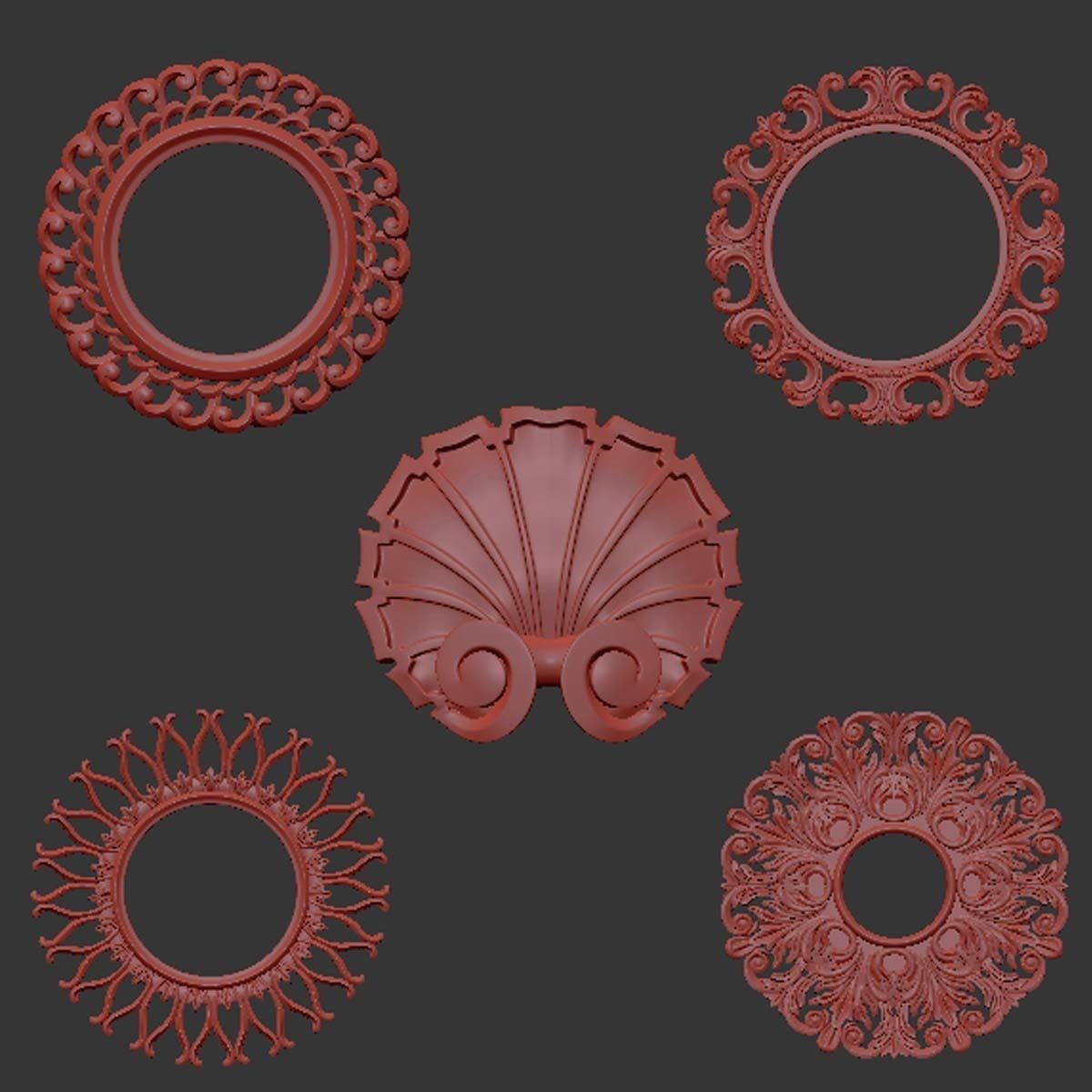 Trim Ornament 38 3D model_5