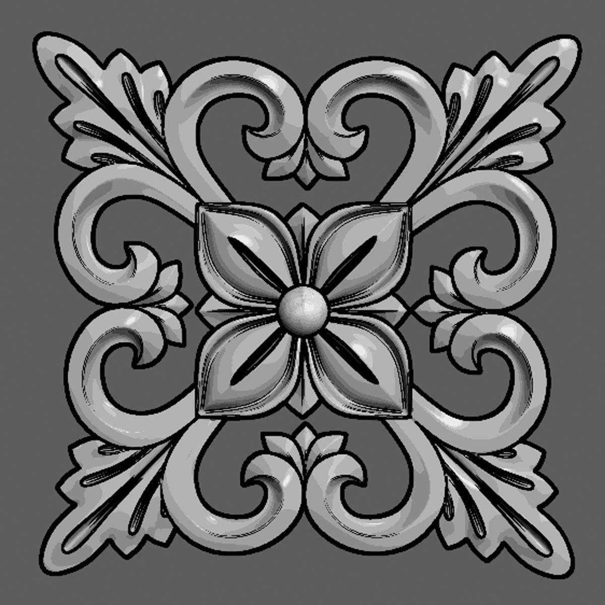 Trim Ornament 39 3D model_7