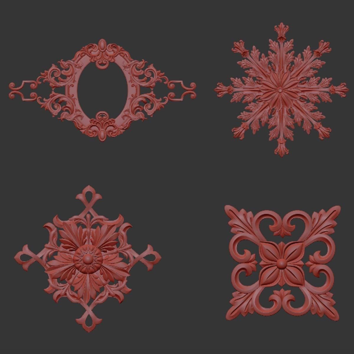 Trim Ornament 39 3D model_3