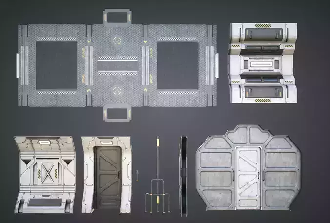 Sci Fi Corridor Modular
