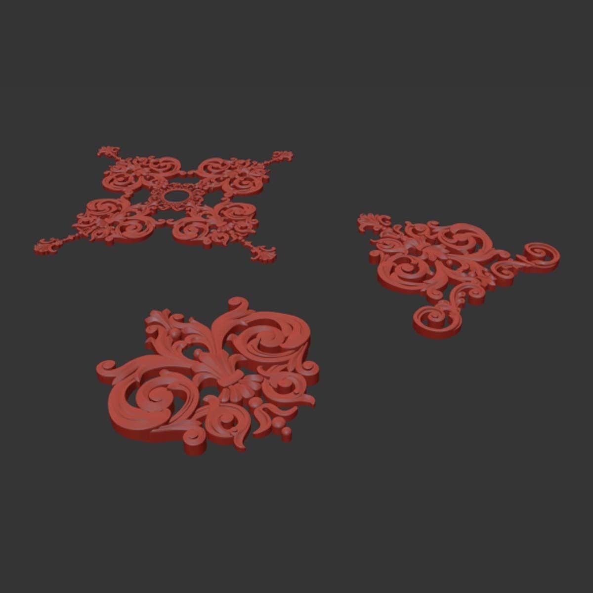 Trim Ornament 40 3D model_3