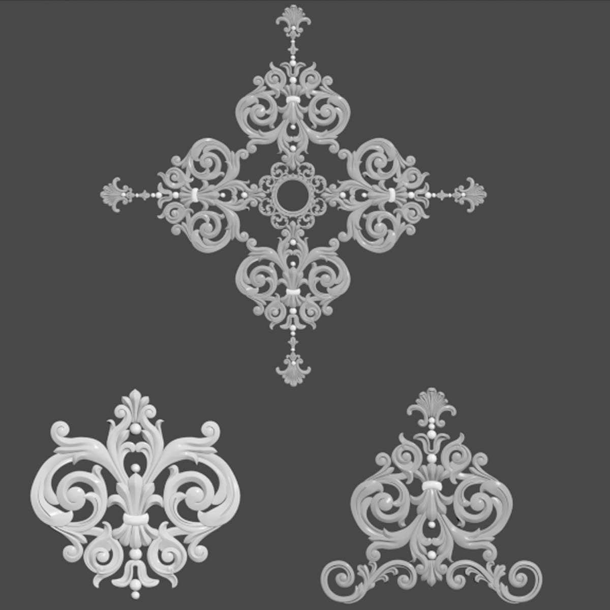 Trim Ornament 40 3D model_4
