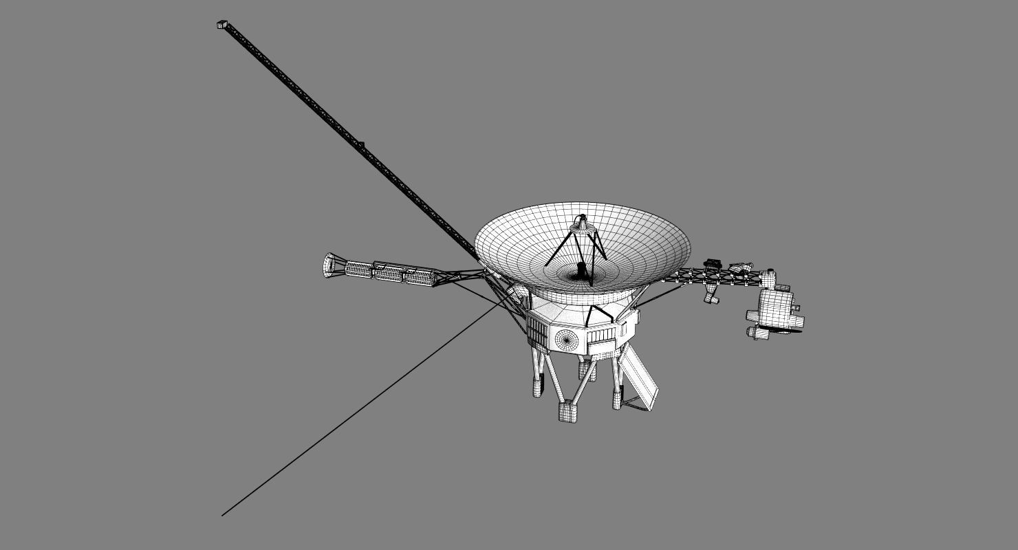 Voyager Probe 3D model_19
