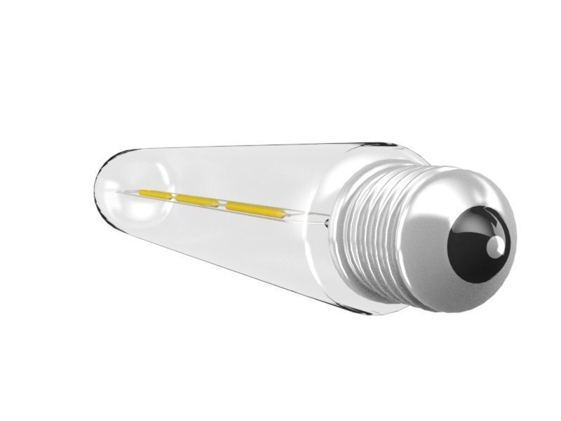 filament led light bulb 3D model_2