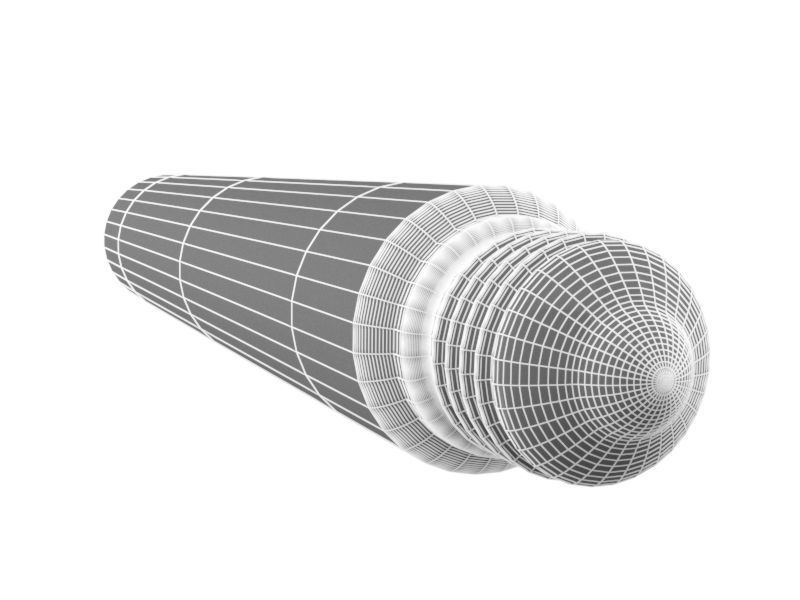 filament led light bulb 3D model_3