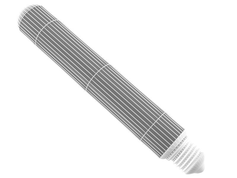 filament led light bulb 3D model_1