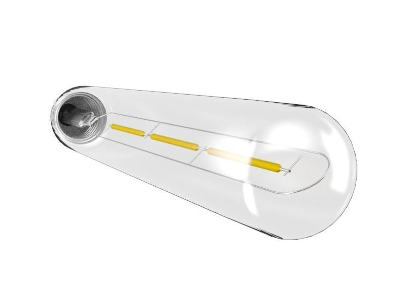 filament led light bulb 3D model_4