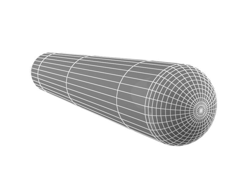 filament led light bulb 3D model_5