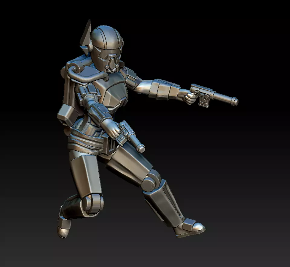 Ancient Bounty Hunter 3D print model_0