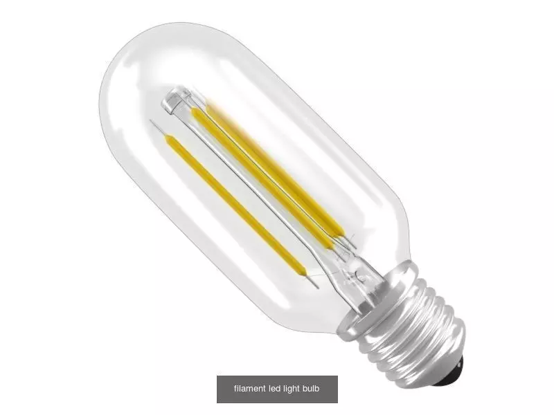 Filament Led Light Bulbs 3D Model Collection_0