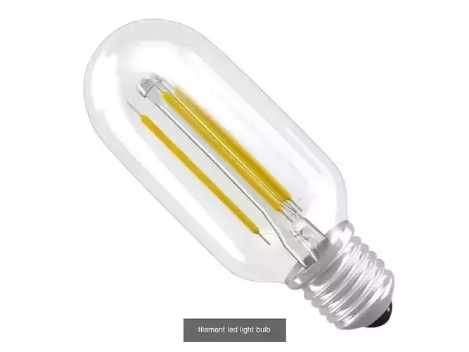 Filament Led Light Bulbs 3D Model Collection