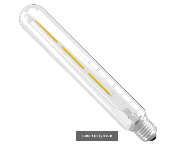 Filament Led Light Bulbs 3D Model Collection_4