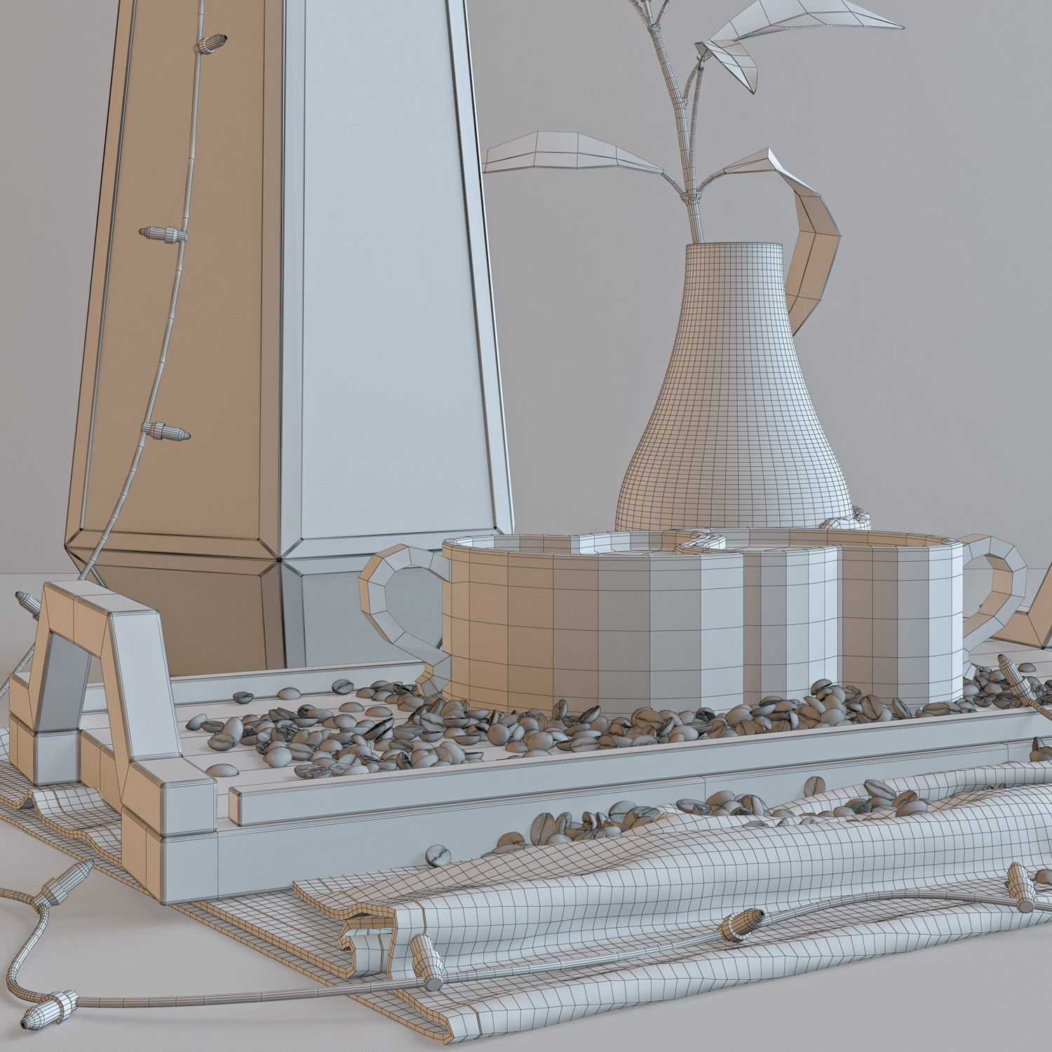 Decorative set 03 3D model_5