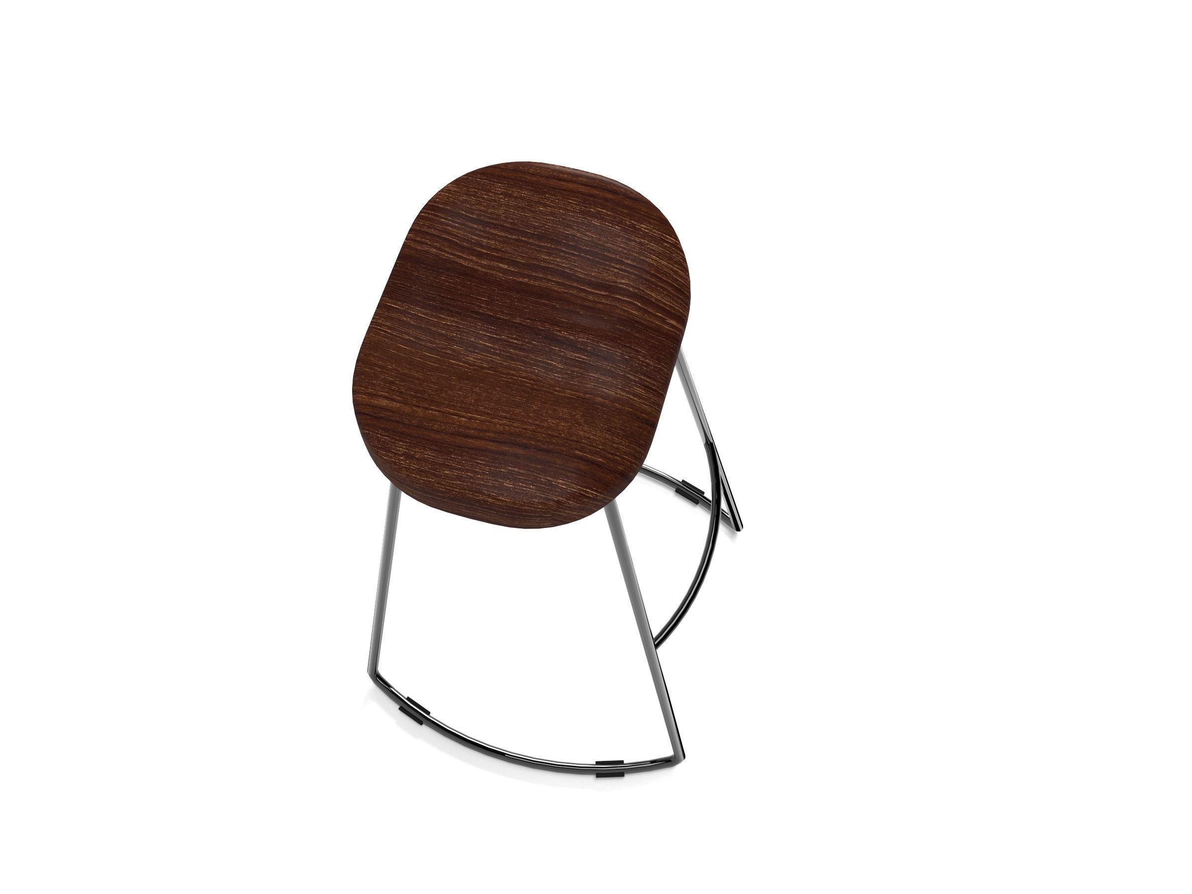 Bar stool height -760mm 3D model_5