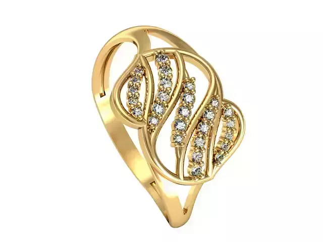 Ring Wave set 3D print model