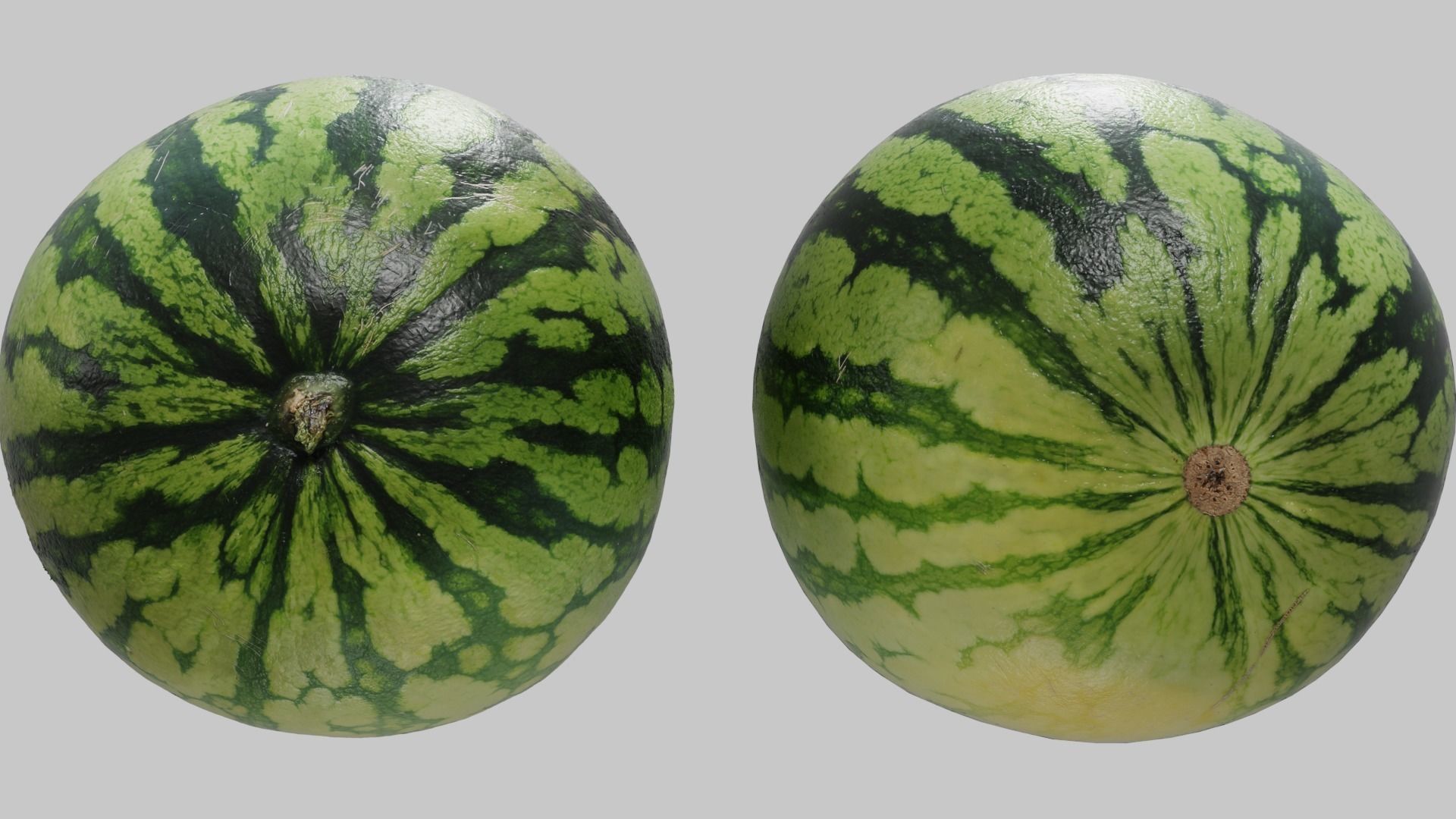 Ultra realistic Watermelon Scan 8k HD Low-poly 3D model_6