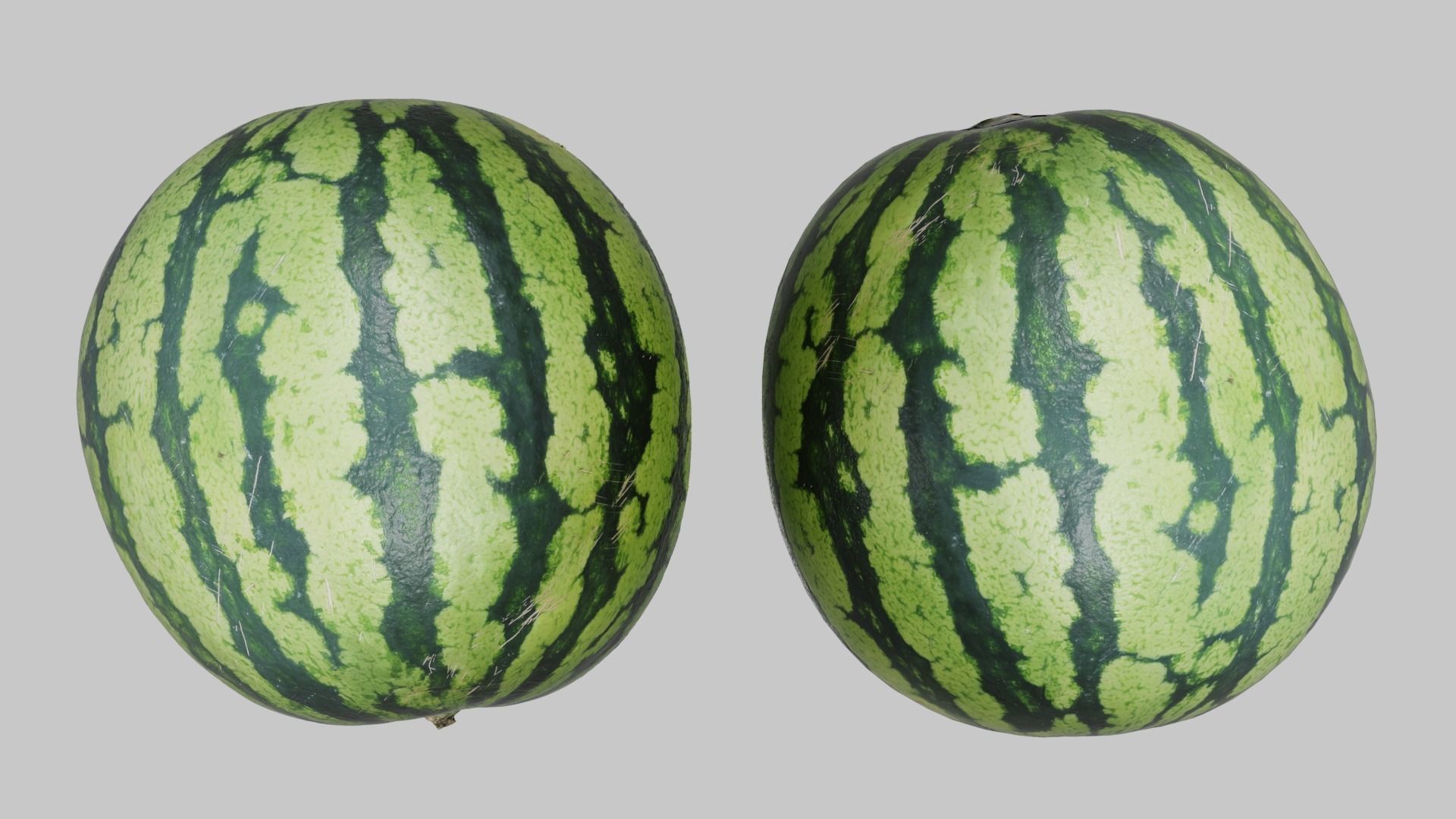 Ultra realistic Watermelon Scan 8k HD Low-poly 3D model_5